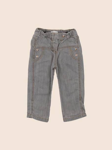 Jean - 18 mois Gris 1 - vertbaudet enfant 