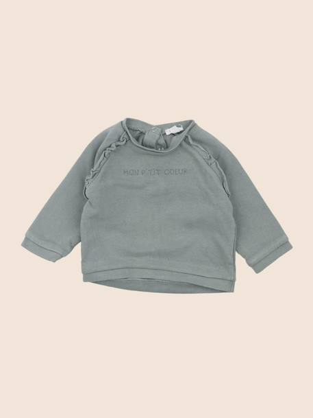 Sweat - 12 mois Vert 1 - vertbaudet enfant 