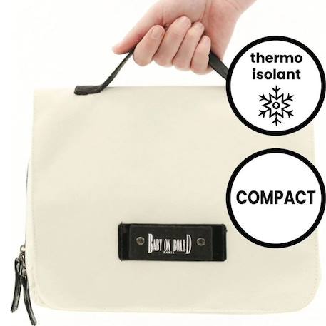 Sac à dos à langer camille Blanc+Bleu 2 - vertbaudet enfant 