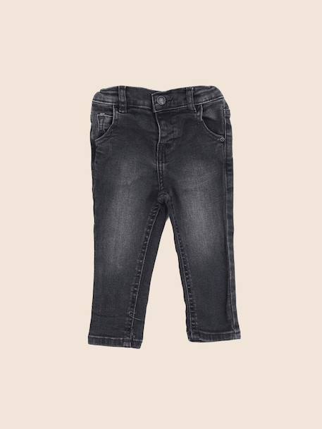 Jean - 9 mois Gris 1 - vertbaudet enfant 