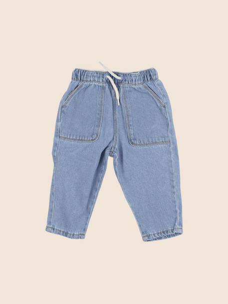 Jean - 6 mois Bleu 1 - vertbaudet enfant 