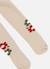 Collant imprimé fleurs Beige 2 - vertbaudet enfant 