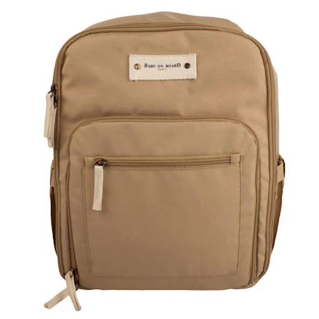 Sac à dos à langer agathe Beige 1 - vertbaudet enfant 