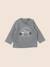 Tee-shirt - 6 mois Gris 1 - vertbaudet enfant 
