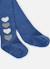 Collant imprimé de coeurs Bleu 2 - vertbaudet enfant 
