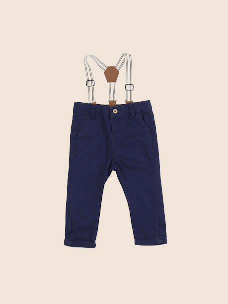 Pantalon - 6 mois Bleu 1 - vertbaudet enfant 