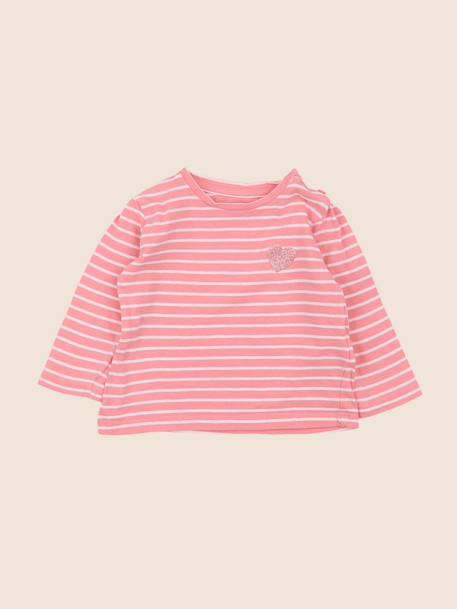 Tee-shirt - 6 mois Rose 1 - vertbaudet enfant 