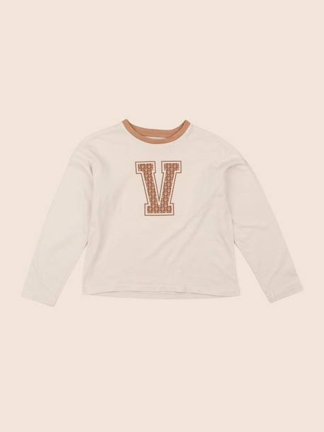 Tee-shirt - 8 ans Beige 1 - vertbaudet enfant 