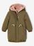 Parka réversible enfant fille kaki+marine 2 - vertbaudet enfant 