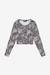 Tee-shirt comegi Black flower 1 - vertbaudet enfant 