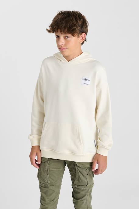 Sweat-shirt capuche rulbo Milk 1 - vertbaudet enfant 