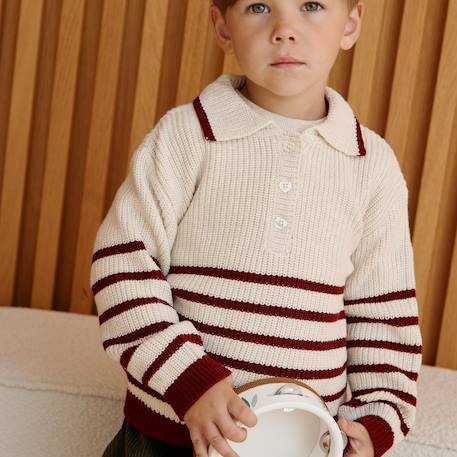 Pull garçon en tricot pistache Bordeaux 5 - vertbaudet enfant 
