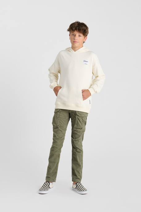 Sweat-shirt capuche rulbo Milk 2 - vertbaudet enfant 