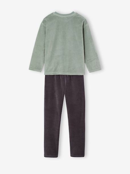 Pyjama en velours Pokemon garçon vert sauge 7 - vertbaudet enfant 
