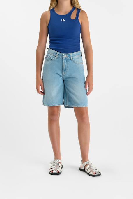 Bermuda short en jeans bourdon Blue 1 - vertbaudet enfant 