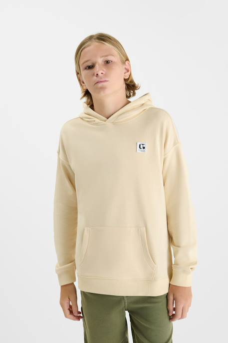 Sweat-shirt capuche burgbo Chalk 1 - vertbaudet enfant 