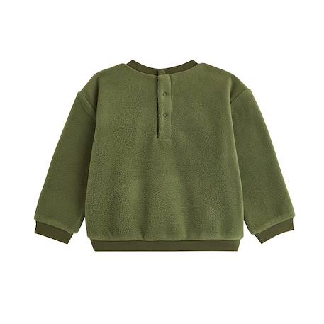 Pyjama garçon 2 pièces en polaire pistache Kaki 5 - vertbaudet enfant 