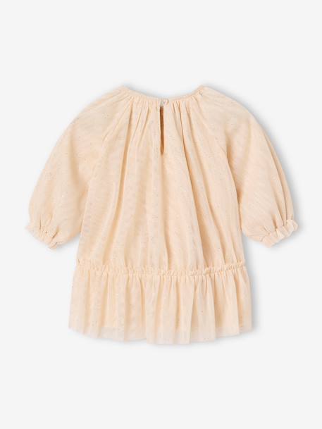 Robe bébé fille manches longues doré 2 - vertbaudet enfant 