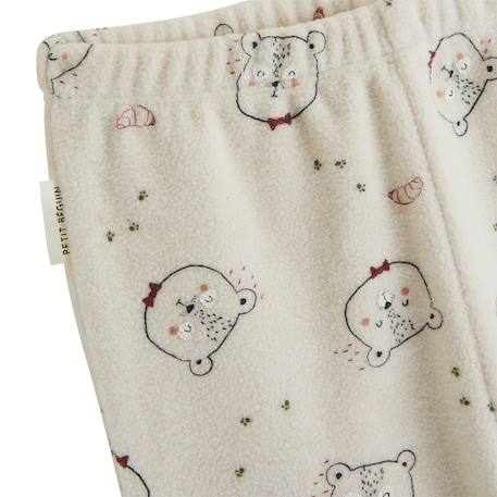 Pyjama garçon 2 pièces en polaire pistache Kaki 4 - vertbaudet enfant 