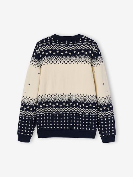 Pull de Noël Adulte Mixte Capsule Famille marine 9 - vertbaudet enfant 
