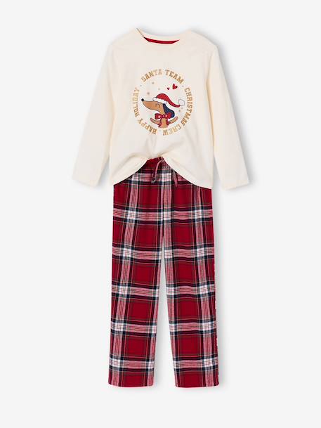 Pyjama enfant fille Capsule Famille écru 3 - vertbaudet enfant 