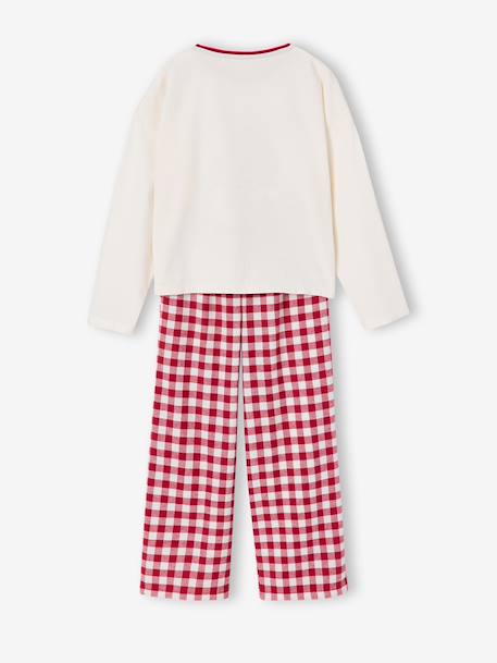 Pyjama fille de Noël rouge 5 - vertbaudet enfant 