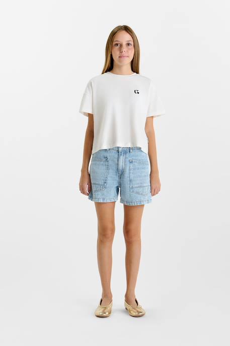 Short en jeans lavandou Blue 2 - vertbaudet enfant 
