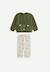 Pyjama garçon 2 pièces en polaire pistache Kaki 1 - vertbaudet enfant 