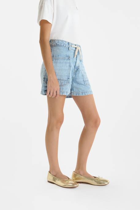 Short en jeans lavandou Blue 3 - vertbaudet enfant 