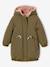 Parka réversible enfant fille kaki+marine 1 - vertbaudet enfant 