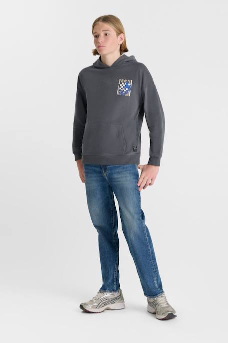 Sweat-shirt capuche istrebo Steel 2 - vertbaudet enfant 