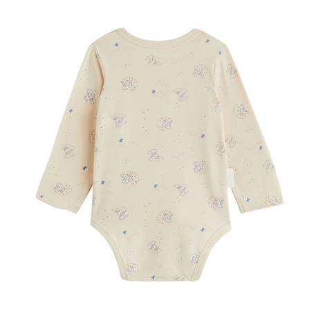 Lot de 2 bodies bébé manches longues ouverture croisée voix lactée Bleu 4 - vertbaudet enfant 