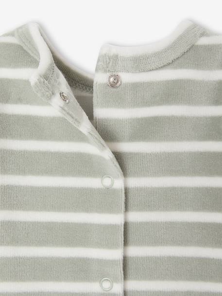 Lot de 2 pyjamas naissance manches longues vert sauge 4 - vertbaudet enfant 