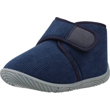 Chaussons garçon à scratch Bleu+Vert 4 - vertbaudet enfant 