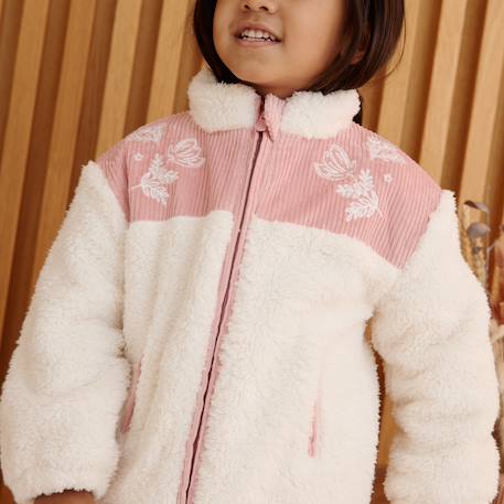 Veste fille en sherpa cléo Rose 5 - vertbaudet enfant 