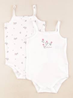 Seconde main-Fille-Body bébé-Lot de 2 bodies en coton - 36 mois
