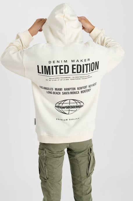 Sweat-shirt capuche rulbo Milk 4 - vertbaudet enfant 