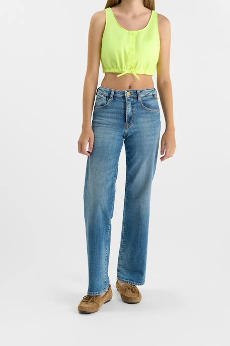Fille-Jean-Jeans loose, large 22, longueur 34