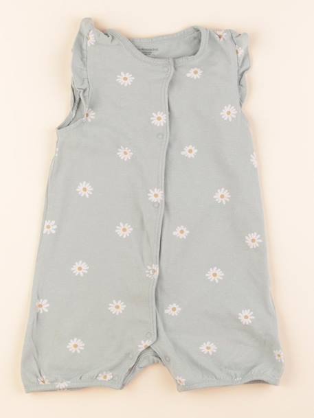 Pyjama coton - 24 mois Vert 1 - vertbaudet enfant 