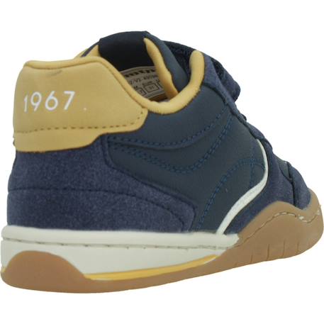 Sneakers garçon synthétique fermeture adhésive Blue+Green+White 3 - vertbaudet enfant 