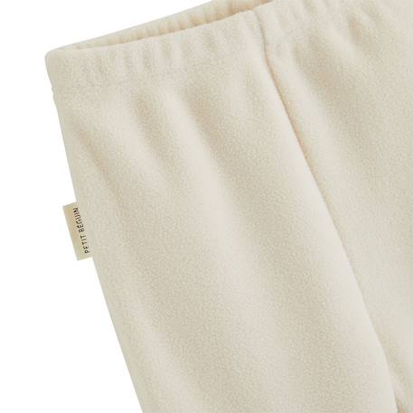 Pyjama fille 2 pièces en polaire ollie Vanille 4 - vertbaudet enfant 