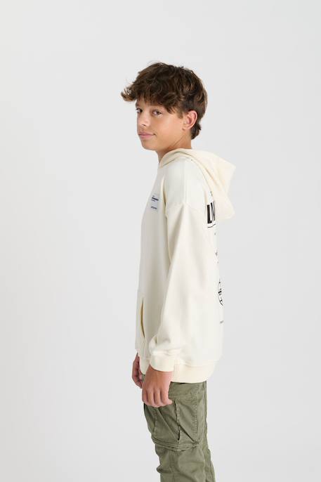 Sweat-shirt capuche rulbo Milk 3 - vertbaudet enfant 