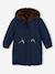Parka réversible enfant fille kaki+marine 10 - vertbaudet enfant 