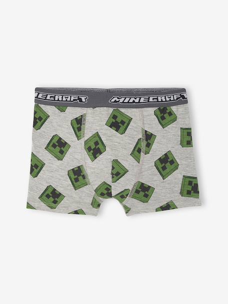 Lot de 5 boxers Minecraft garçon anthracite 6 - vertbaudet enfant 