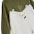 Pyjama bébé avec pieds retroussables en velours pistache Beige 4 - vertbaudet enfant 