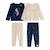 Lot de 2 pyjamas enfant 2 pièces en velours ollie Bleu 2 - vertbaudet enfant 