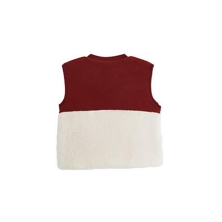 Veste sans manches garçon en sherpa pistache Bordeaux 3 - vertbaudet enfant 