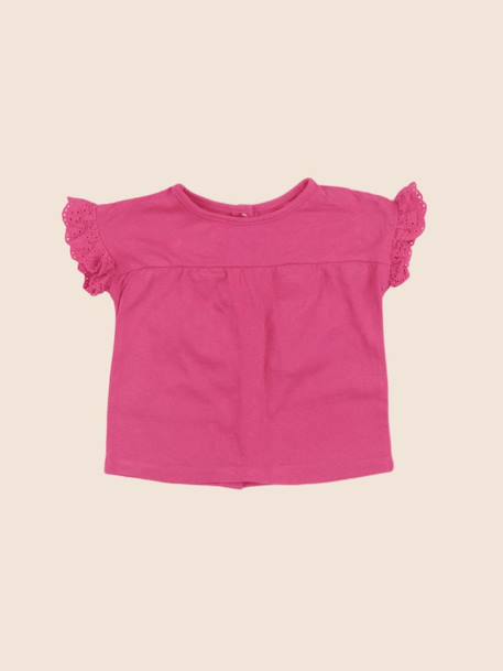 Tee-shirt - 9 mois Rose 1 - vertbaudet enfant 