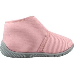 Chaussures-Chaussures bébé 17-26-Chaussons-Chaussons fille à scratch