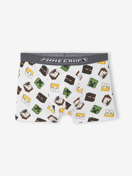 Lot de 5 boxers Minecraft garçon anthracite 3 - vertbaudet enfant 